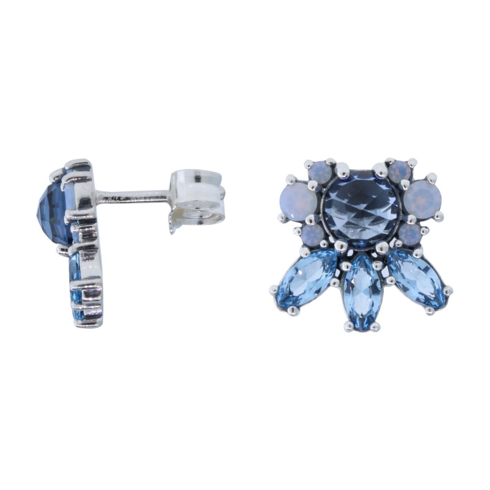 Pandora Patterns Of Frost Stud Earrings - image 1